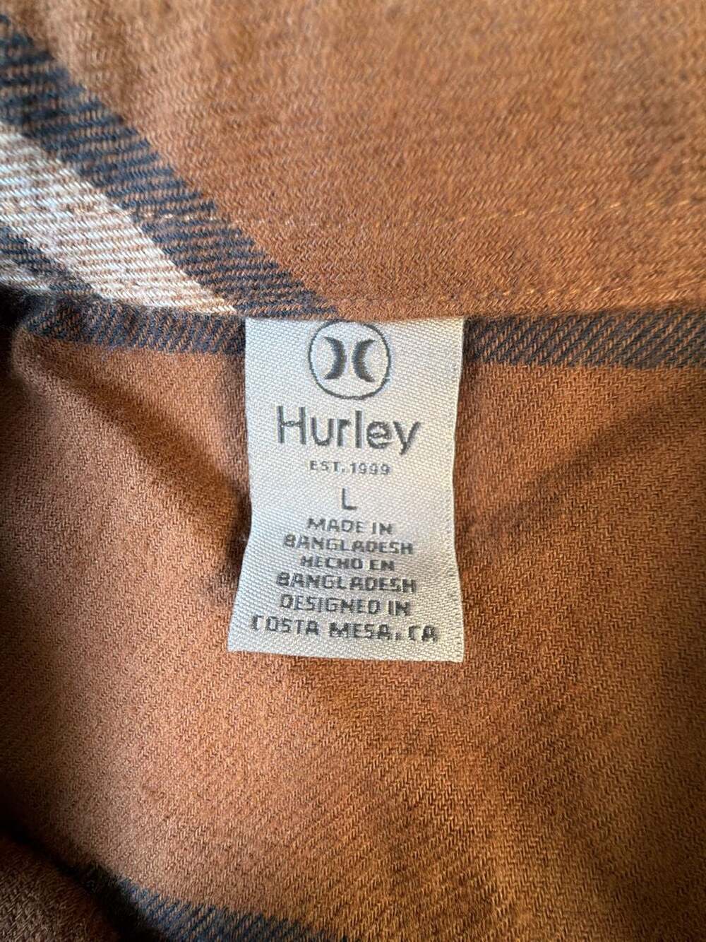 Hurley Portland Organic Long Sleeve Brushed Flannel Button Up Shirt - Picture 3 of 10